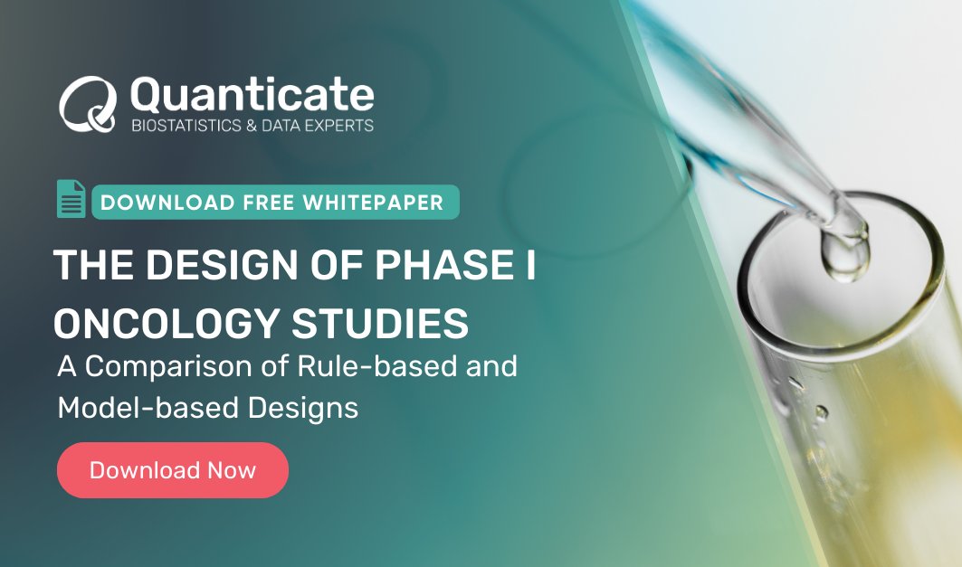 Quanticate's tweet photo. Designing Phase I oncology studies?

Download Quanticate’s whitepaper for insights on dose-finding challenges, MTD, DLT, and model-based vs rule-based designs.

⬇️ https://t.co/epUoWef9Ar

#OncologyTrials #DoseFinding #Biostatistics https://t.co/Jo6m4tm0H1