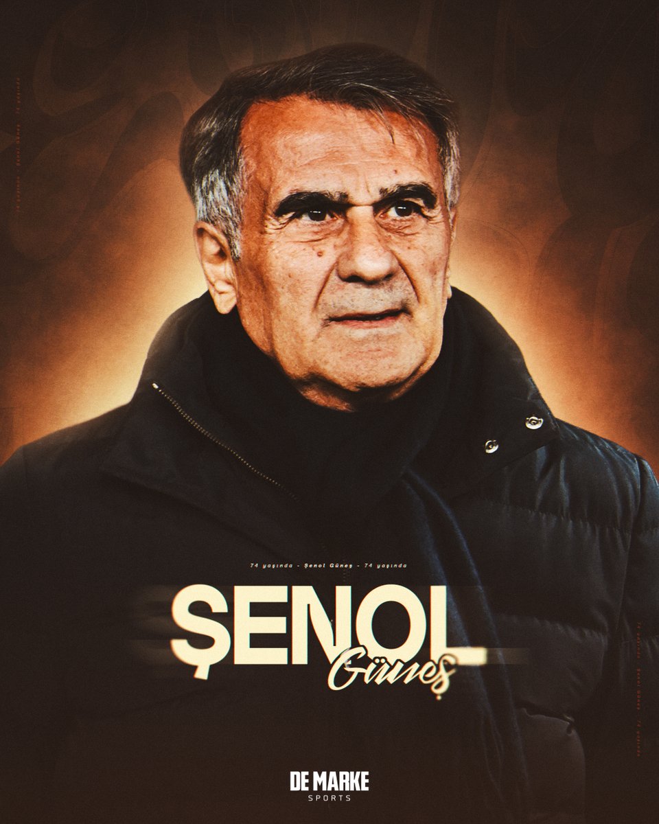 demarkesports's tweet photo. Şenol Güneş, 74 yaşında.

Favori Şenol Güneş sözünüzü yazın. https://t.co/XkQVlII5g0