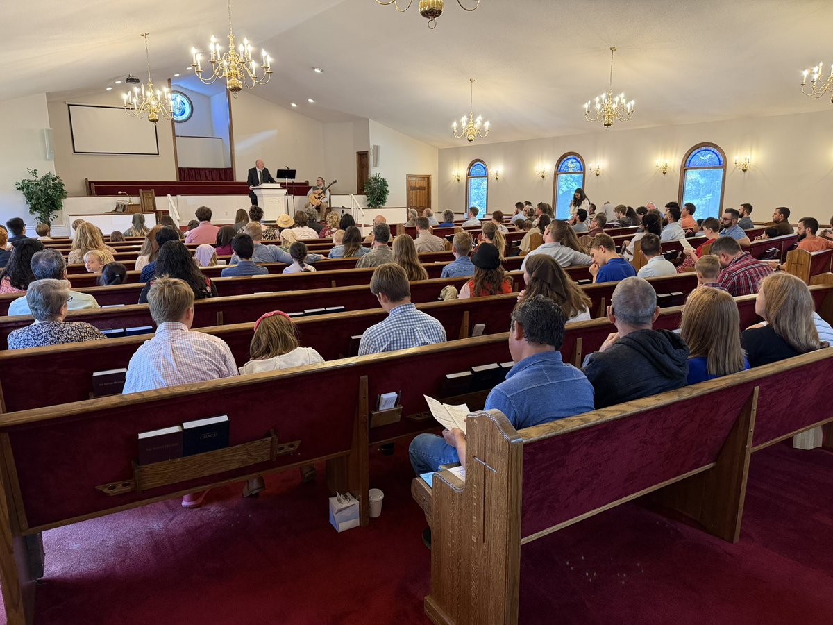 RefBapNet's tweet photo. Delightful morning yesterday preaching at covenant Reformed Baptist Church (RBNet) in ANGIER, North Carolina.  

Pastors Doug Short and Kevin Morgan. https://t.co/URoUr8b8nv