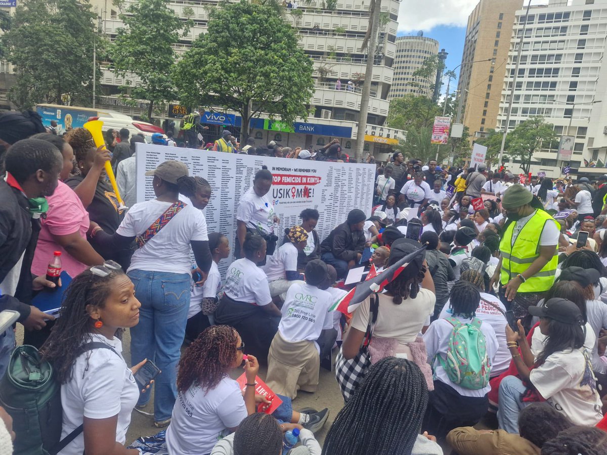 hoymask's tweet photo. It's happening now! ✊🏾🕯️
Hoymas Kenya is proud to be part of the #EndFemicideNow Demonstration and
📍 Kenyatta Avenue, Nairobi CBD
⏰ Happening now
@iasociety
#EndFemicideKE #StopKillingWomen #JusticeForWomen #WeAreNotSafe #hoymascares https://t.co/RwrVYBZODj