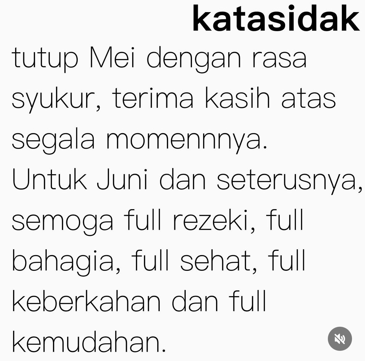 ChintyaJA's tweet photo. Thanksss May-Love, bissmillah June🤲🏻 https://t.co/3WnemT9abN