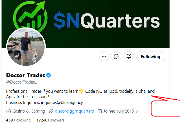 jay_tradesfx's tweet photo. @DoctorTrades1 Code NQ
@jamila_go 
@thekylerolson https://t.co/CL78hxdaoi