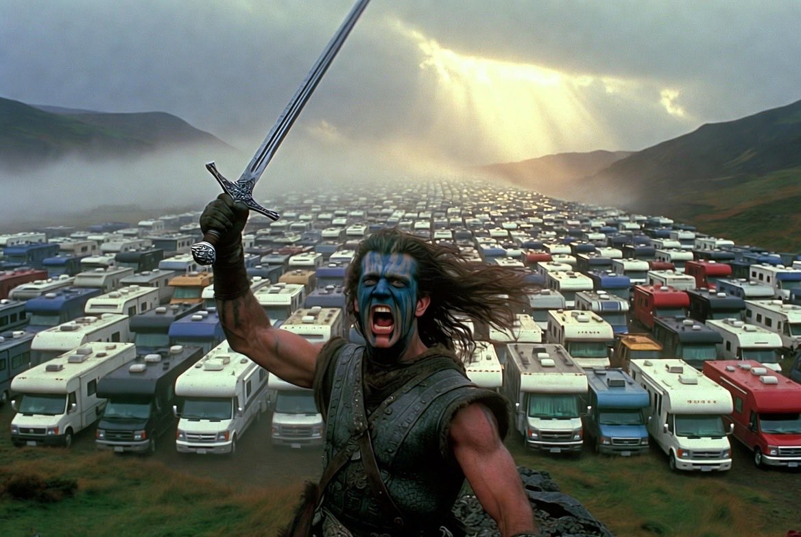 WarwickBabe's tweet photo. @jk_rowling “You may take our lives, but ye will never take our MOTORHOMES!!…” https://t.co/FhZcQHI3VQ