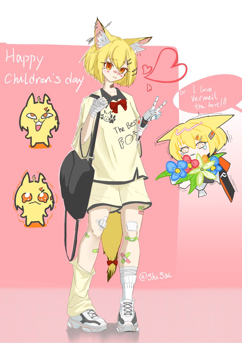 saishi625's tweet photo. #アークナイツ　#ヴァーミル
Everyone is a child on this day. https://t.co/DeNTfO11YY