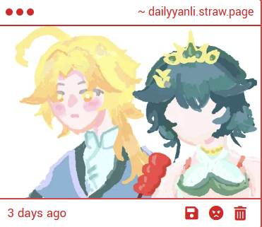 Daily_Yanli's tweet photo. Old Yanli strawpage art!! https://t.co/XCkyTXSXeA