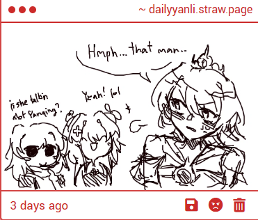 Daily_Yanli's tweet photo. Old Yanli strawpage art!! https://t.co/XCkyTXSXeA
