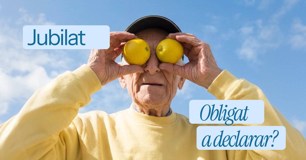 VidaCaixa_Cat's tweet photo. Hi ha una creença molt estesa: en jubilar-se ja no cal fer la declaració de la renda.
I no sempre és així.

Descobreix quan estàs obligat, quan no i quines pensions estan exemptes. Llegeix-ho aquí: https://t.co/SpZ4QlD4fN https://t.co/f99O3mLfBP