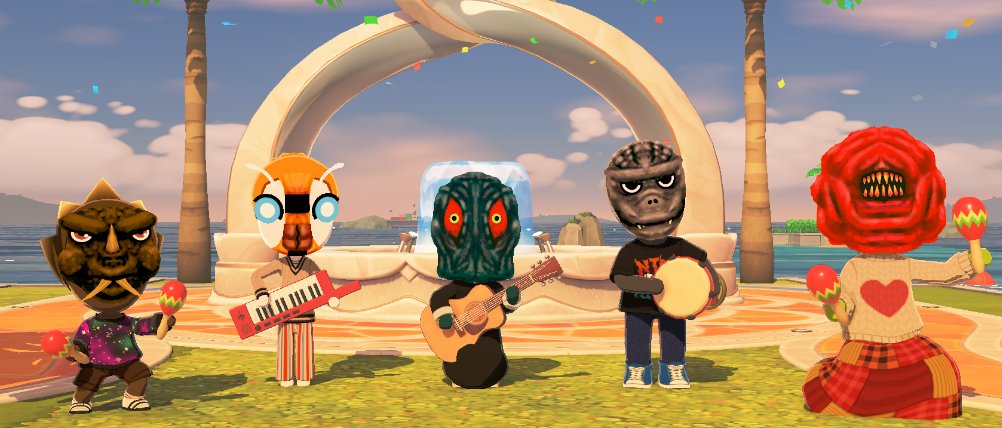 CariSwump's tweet photo. ive been doing a tomodachi life island based on godzilla monster island 

Here's some screenshots i like https://t.co/CnxCcut3sx