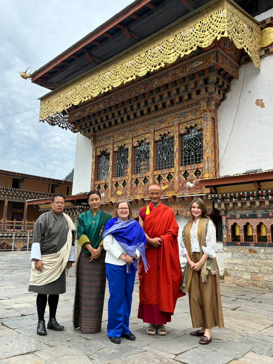FinlandinIndia's tweet photo. 🎉 Happy 40th Anniversary to Finland and Bhutan! 🇫🇮✨🇧🇹

To mark 40 years of diplomatic relations, Chargé d’Affaires Mari Ahmed and Counsellor Sanna Orava from the Embassy of Finland in New Delhi traveled to Bhutan for a memorable official visit on May 25–28, 2026. 

(1/7) https://t.co/EKcpZCxlmH