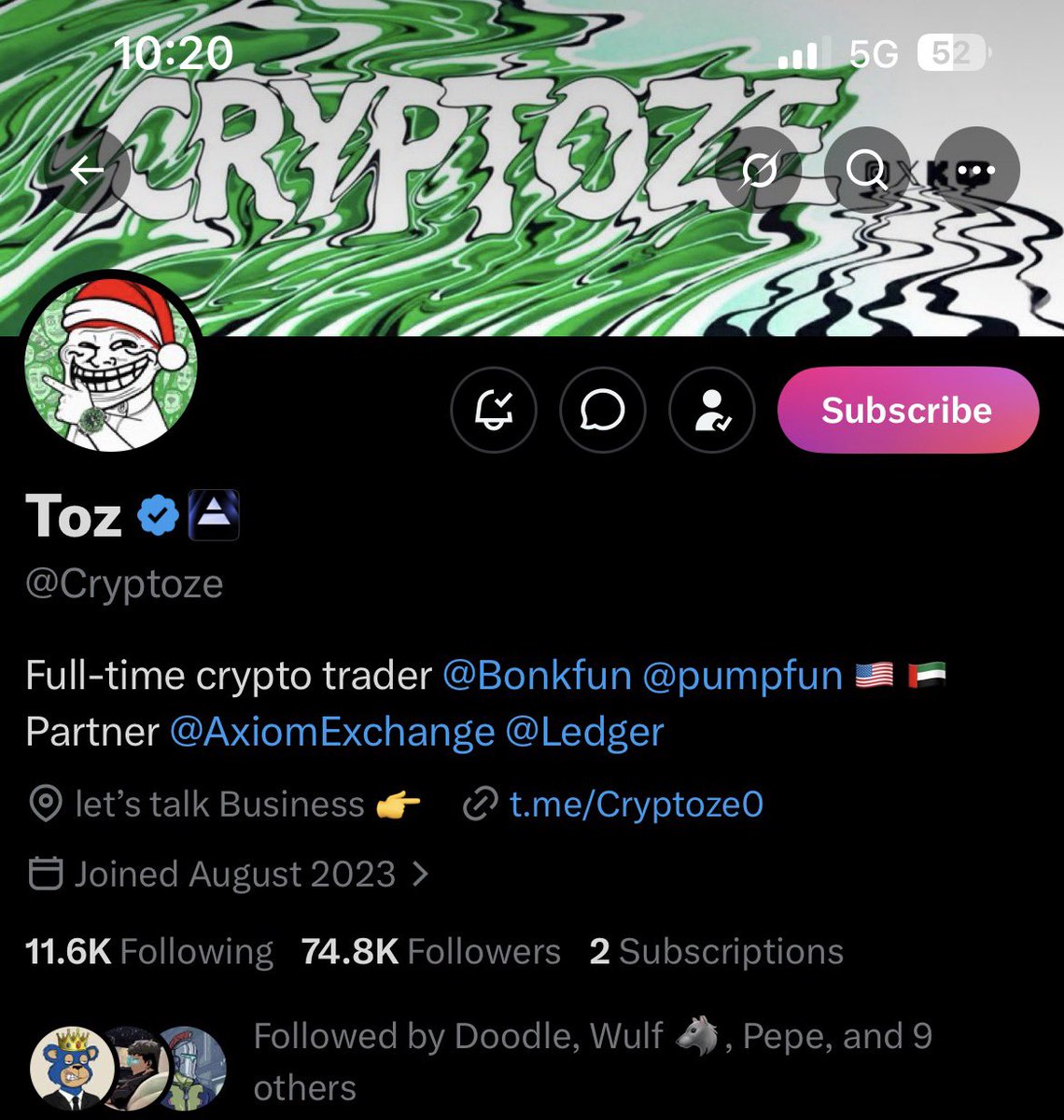 khally543's tweet photo. @Cryptoze 5CtF9T5S4s3vJZ19hit1qoQobyyPwuR79rNn1A2hgBMw

I pray o get blessed. https://t.co/iSrB3EdkVN