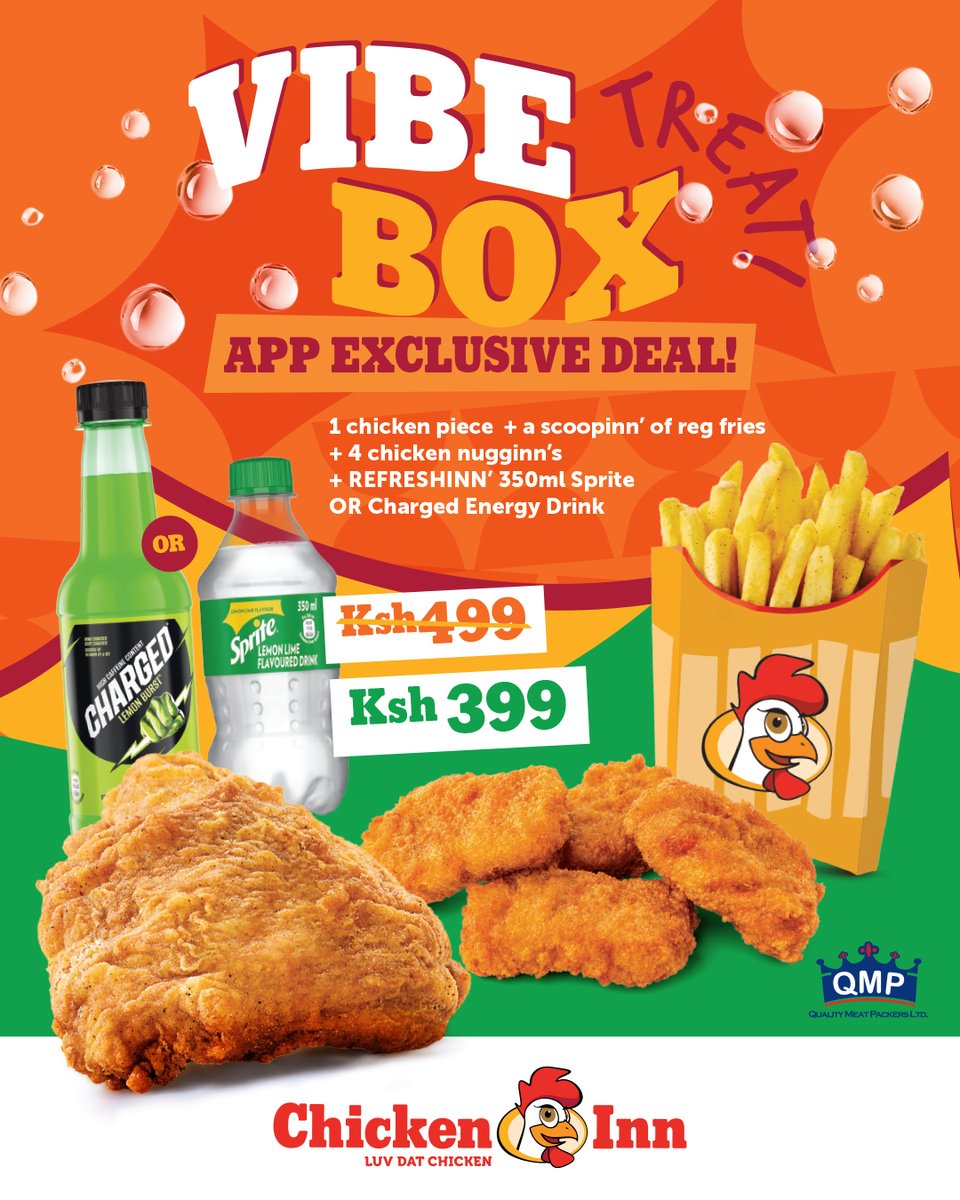 ChickenInn_Ke's tweet photo. Psssst... 👀 Oya!
Cheki our new offers on Dial A delivery App,  zinabamba proper! Swipe left uone ni offer gani inakubamba! And don't forget to Download the App to get these &amp; many more offers. 

#Luvdatchicken https://t.co/jwmbXAfJab