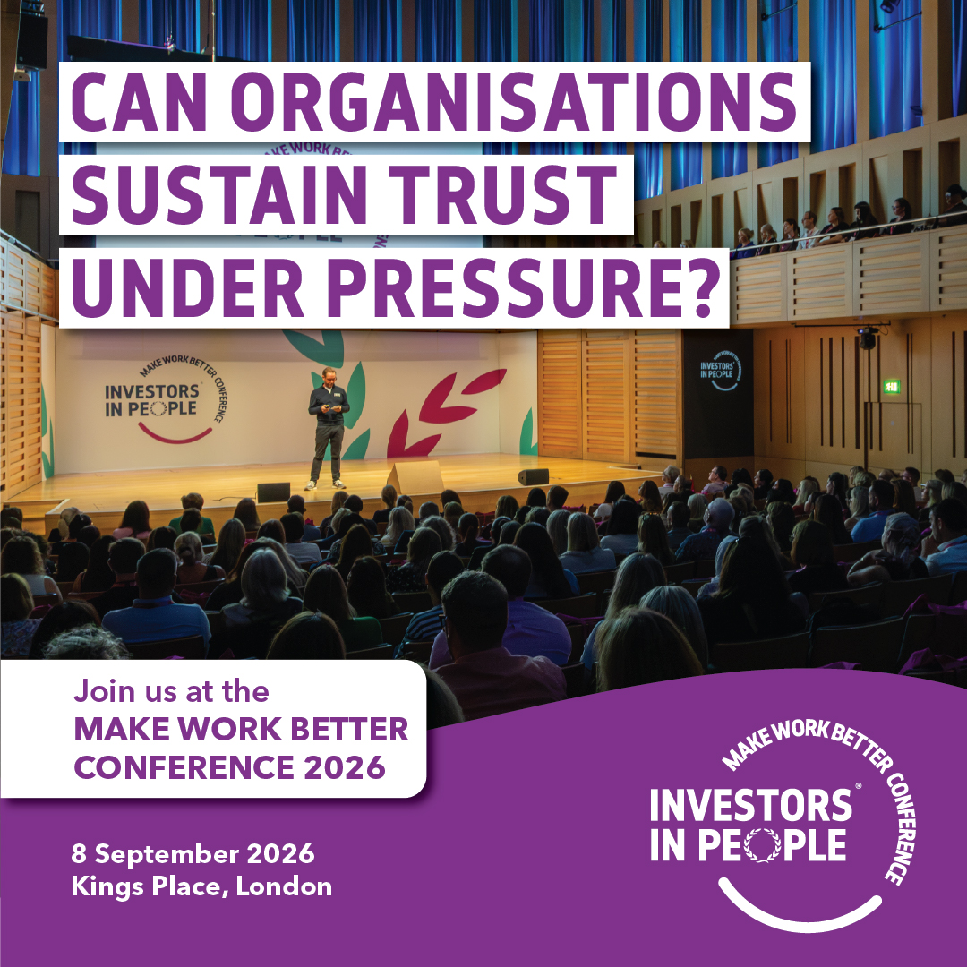 IIP's tweet photo. In a year defined by restructures, AI disruption, hybrid fatigue and rising 
employee expectations, many organisations are asking:

Can organisations sustain trust under pressure?

Find out at #MWBC2026 https://t.co/4ozlFW7IUU https://t.co/zPRpw3X1ba