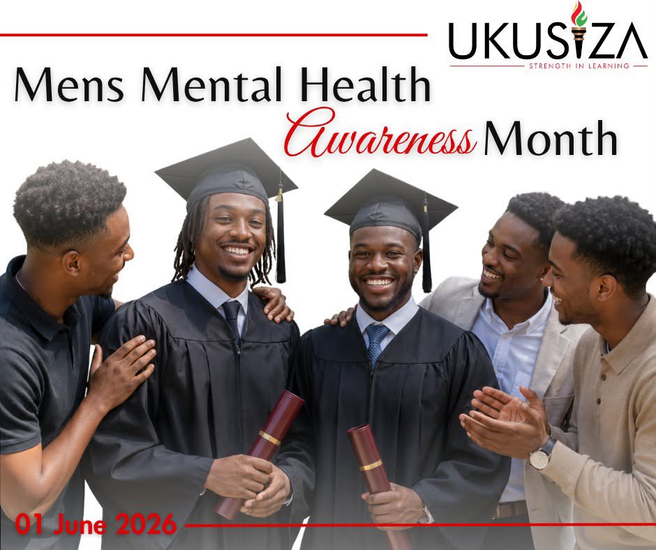 UkusizaLearning's tweet photo. At Ukusiza Learning, growth means learning, supporting one another and moving forward together.

This Men’s Mental Health Awareness Month, we honour strength, brotherhood and the courage to speak up.

#MensMentalHealthAwareness #UkusizaLearning #StrongerTogether https://t.co/XI0zttxBA1