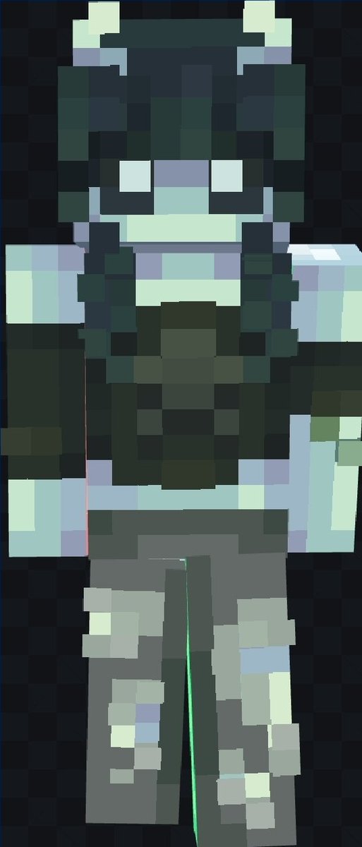 Monoch0rius's tweet photo. Hai friends i made an alien skin too !! https://t.co/wjvugbkklR