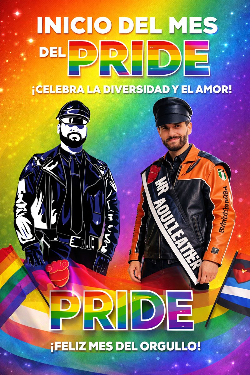 aqueleather's tweet photo. #Aqueleather #PrideMonth #LGBTIQ #Leather https://t.co/b7hj6eNhhV
