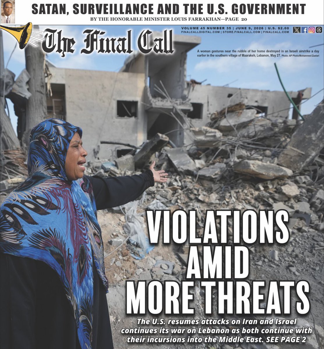 fontainedeon's tweet photo. Peace.  The World’s Most Important And Most Serious News Must Be Heard. 

“Divine Guidance In A Time Of World Crisis”—The Honorable Minister Louis Farrakhan speaks.  Are We Listening? https://t.co/qnv10ghwx4