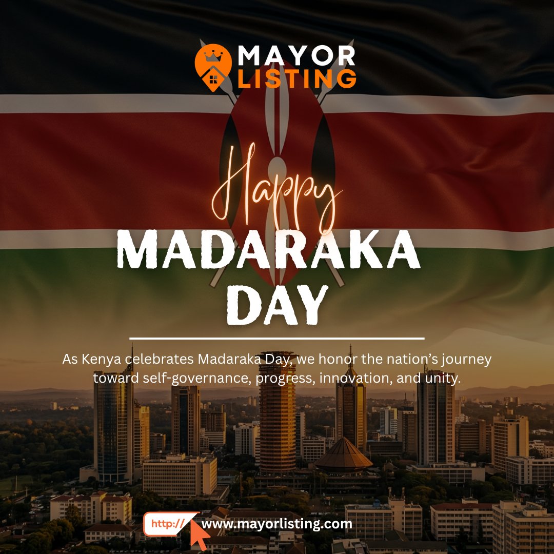 MayorListing's tweet photo. Happy Madaraka Day from Mayor Listing 

Today, we celebrate the spirit of freedom, growth, and opportunity that continues to shape our nation. 

Happy Madaraka Day! ❤️🖤💚

#MadarakaDay #MayorListing #Kenya #HappyMadarakaDay #RealEstateKenya #PropertyKenya #ProudlyKenyan https://t.co/xOVb3DV9CE