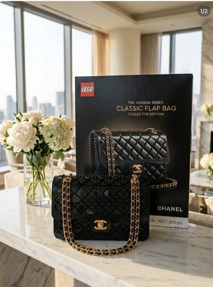 SM_TechB3aute's tweet photo. Oohhh Lego!!! I want this 😍

Lego Chanel Classic Flap Bag, a collection edition https://t.co/RLQbPtK6nD