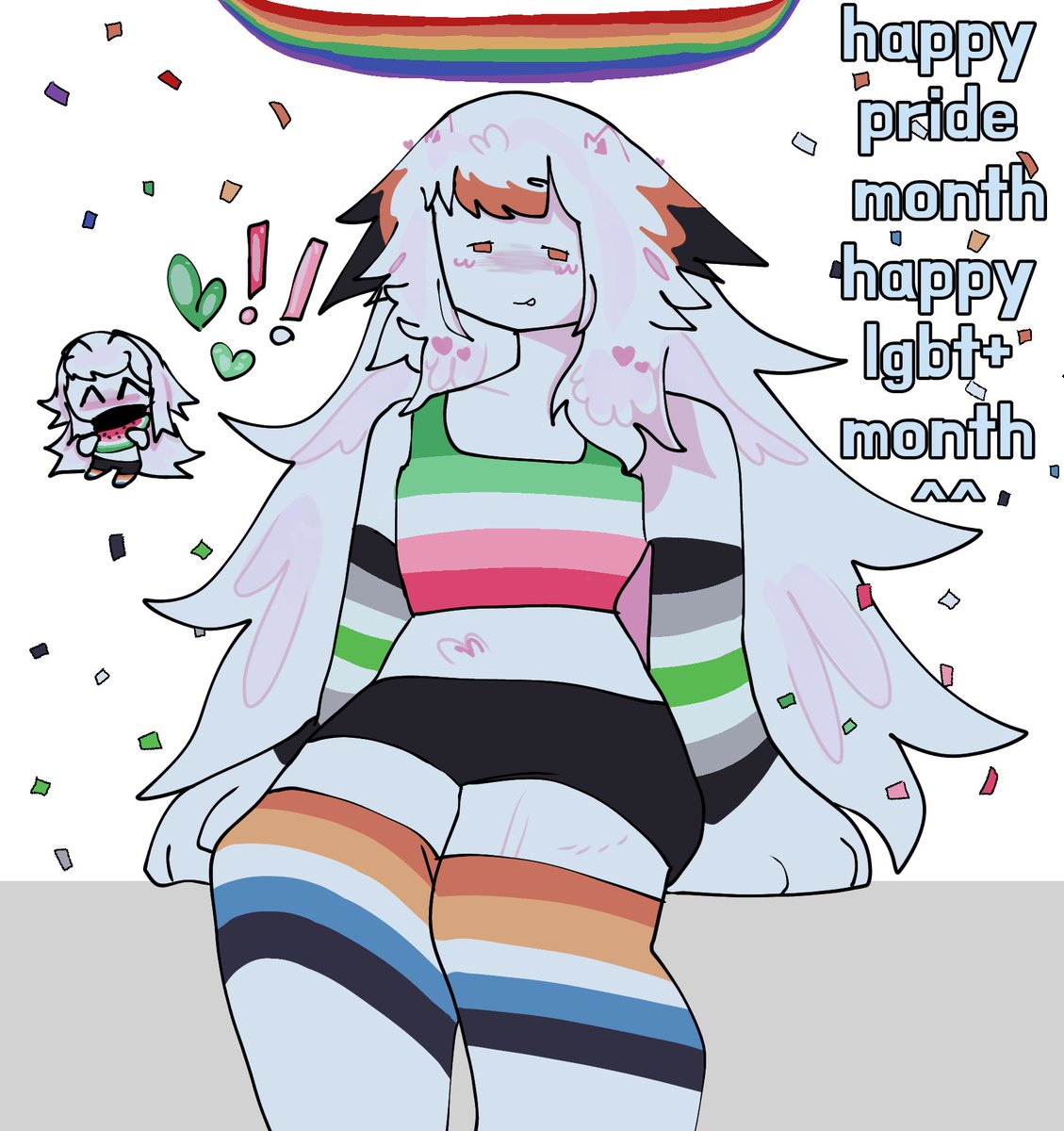 i_ce_des's tweet photo. Happy Pride Month! https://t.co/59edUonCWK