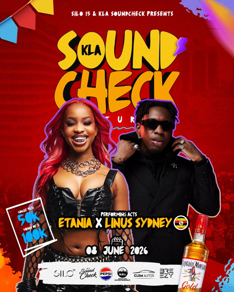 melvyndeejay's tweet photo. Debuting On This Edition, A B2B You Need To Look Out For; @forever_etania &amp; @LinusTats 🇺🇬🔥💯

So Book your spot &amp; squad tickets now &amp; let’s meet on the dance flow. 

Tickets 🎫 Link In The Bio: 50K (Single) | 100K (Squad Of 3)

#KLASoundCheck https://t.co/nIgXHaLsbe