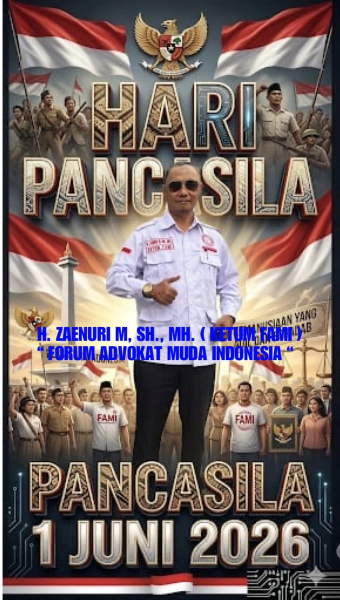 AdvokatZenuri's tweet photo. SUKSES RIBUAN ADVOKAT FAMI👍👍👍👍👍🇮🇩 https://t.co/kHQxF9fUNV