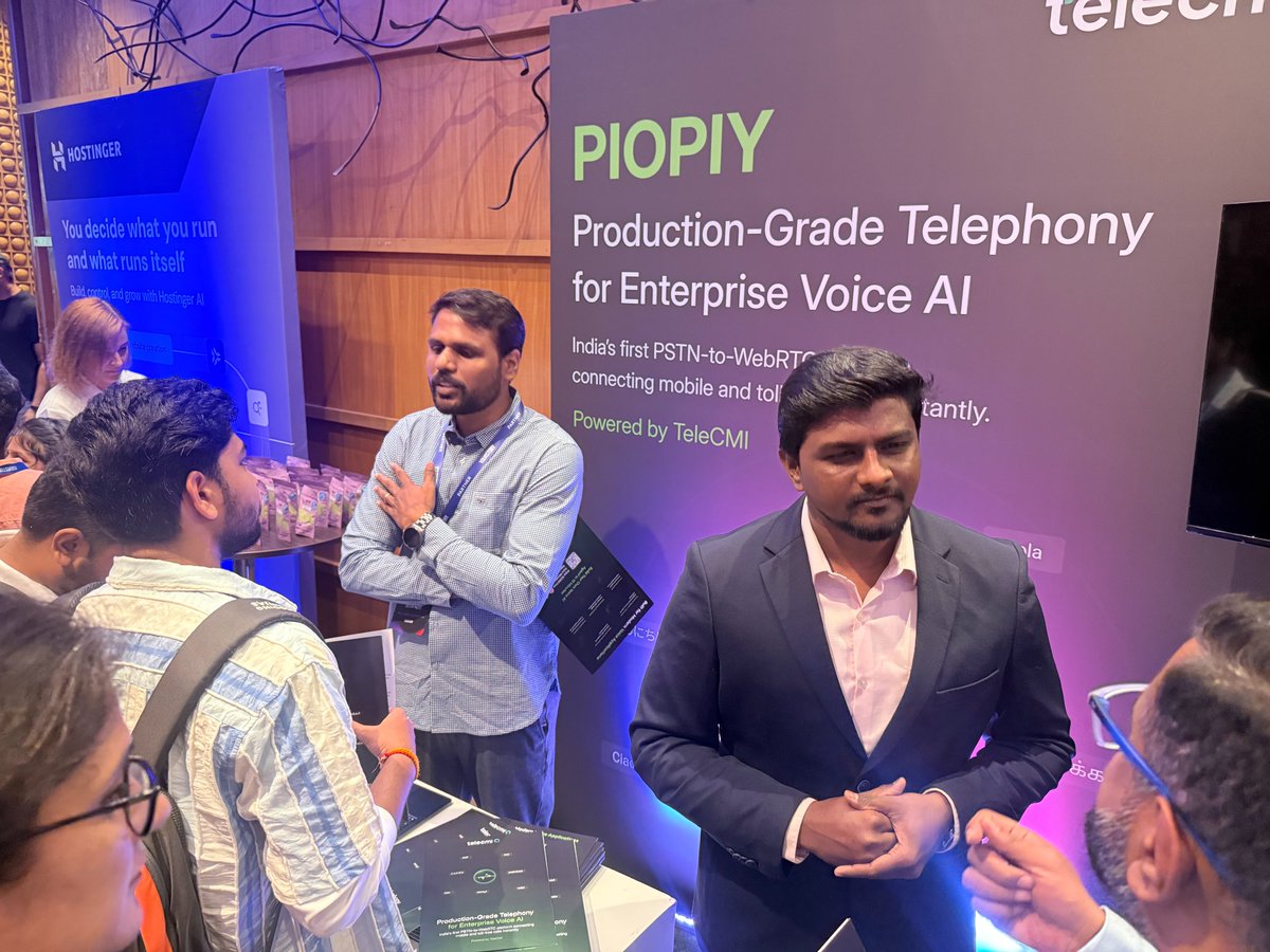 TeleCMI's tweet photo. What a fantastic Saturday at DevSpark @YourStoryCo  Bengaluru

The energy, ideas, and conversations made it an event to remember.

#DevSpark #TeleCMI #VoiceAI #ArtificialIntelligence #CustomerExperience #Automation #DeveloperCommunity #StartupEcosystem #BangaloreTech #Innovation https://t.co/U3GaYNFUGV