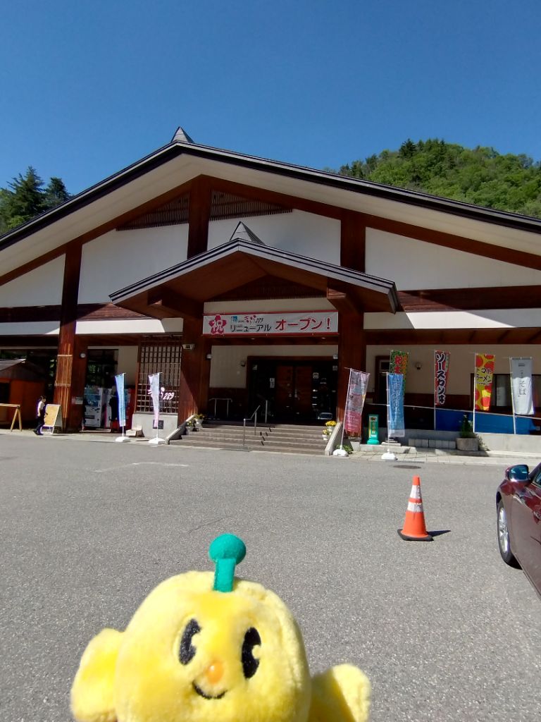 FromKibitan's tweet photo. 南会津町にある道の駅の温泉に入ってきたよ！ボクより大きなソースカツ丼もあったよ！
#福島県　#Fukushima #Japan #キビタン #福島県公式キャラクター #温泉 #道の駅 #きらら２８９ #ソースカツ丼 https://t.co/pFDpK7psMt