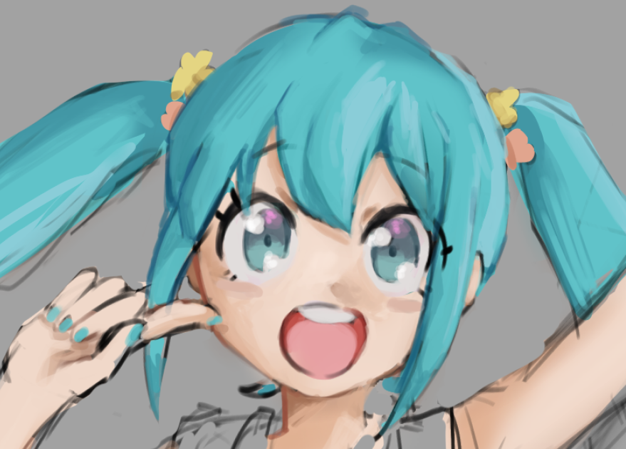 Bapyzz's tweet photo. did a quick redraw/doodle of the same figure
6yrs ago vs today https://t.co/E95QJR0mWu