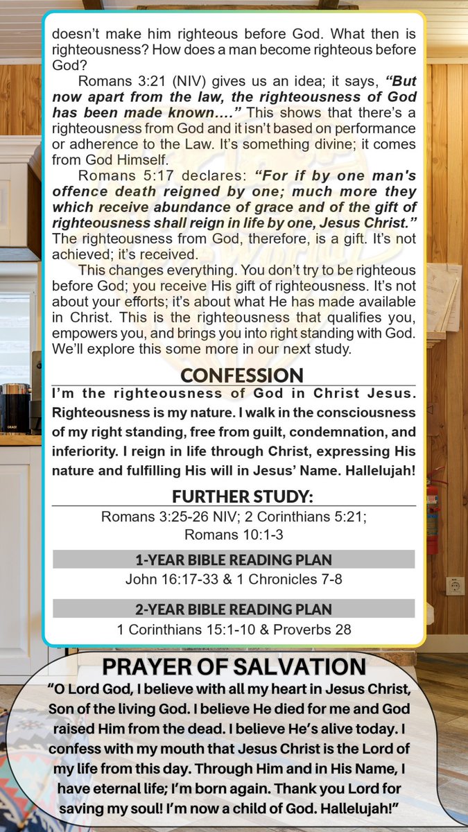 Tell_theUntold's tweet photo. Rhapsody of Realities: 01 June 2026:

Understanding Righteousness https://t.co/cYzmK009of