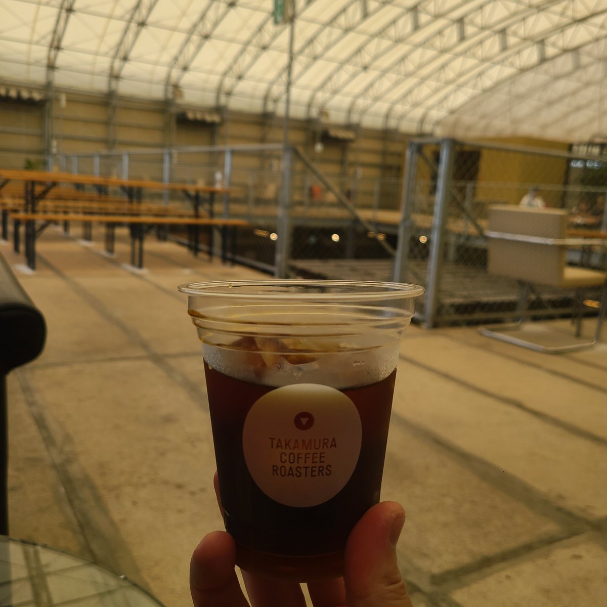 mono_space_'s tweet photo. 淡路島のインダストリアルな倉庫カフェ https://t.co/3UHoTjpNzY