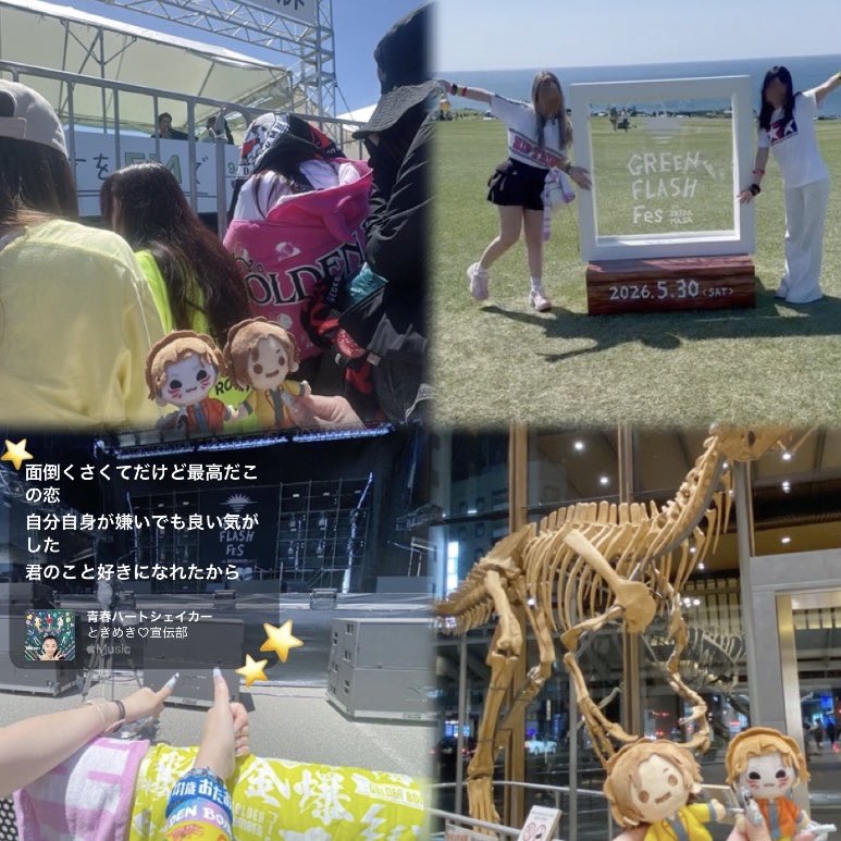 ten_sai_3's tweet photo. O５３O   📍GREENFLASH Fes🦕☀️

優しい方達に救われすぎたσ^_^; 感謝💧
暑くてほんとに体力勝負やったけどなんとか乗り切ったーッ楽しすぎたね😭😭😭
沖縄予定が延期・・・🌀ガッカリだけどまだこの余韻で生きていけそう^_^♩ https://t.co/RaAifPSutv
