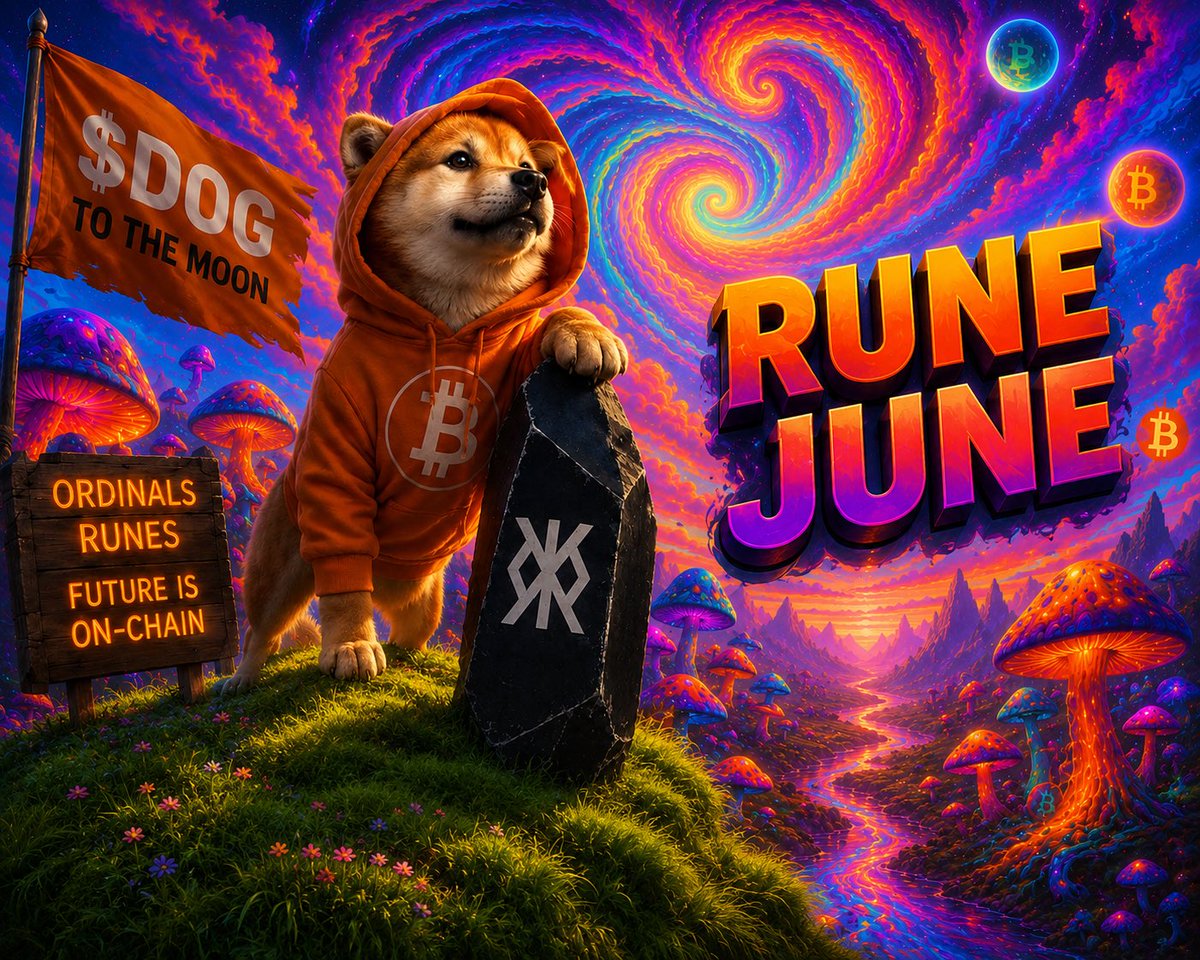 Relentless_btc's tweet photo. RUNE JUNE. solana:dog1viwbb2vWDpER5FrJ4YFG6gq6XuyFohUe9TXN65u 🐕 https://t.co/JouSaYyB5u