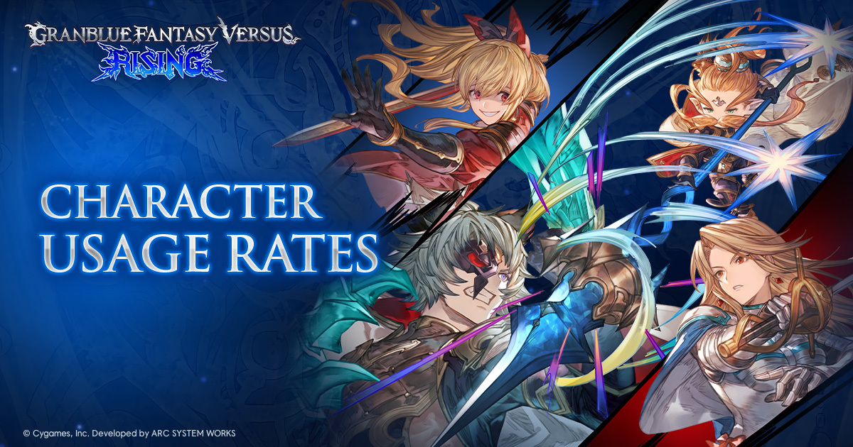 gbvs_official's tweet photo. Character usage rates for Ranked Matches have been updated on the official website. See how your main stacks up against the rest! 📈

May Usage Rates:
https://t.co/Z5m8eztNBw https://t.co/xQnDvmlEAE