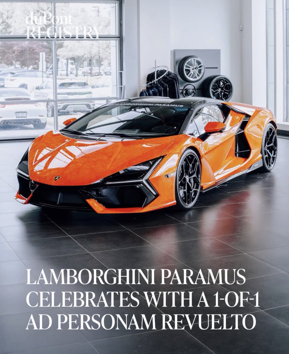 veliiphotos's tweet photo. Dreams into reality.
From chasing angles with a camera to seeing my work featured on DuPont Registry covering the 1 of 1 Lamborghini Revuelto Opera Unica from Lamborghini Paramus. https://t.co/Q01nRtkCSW