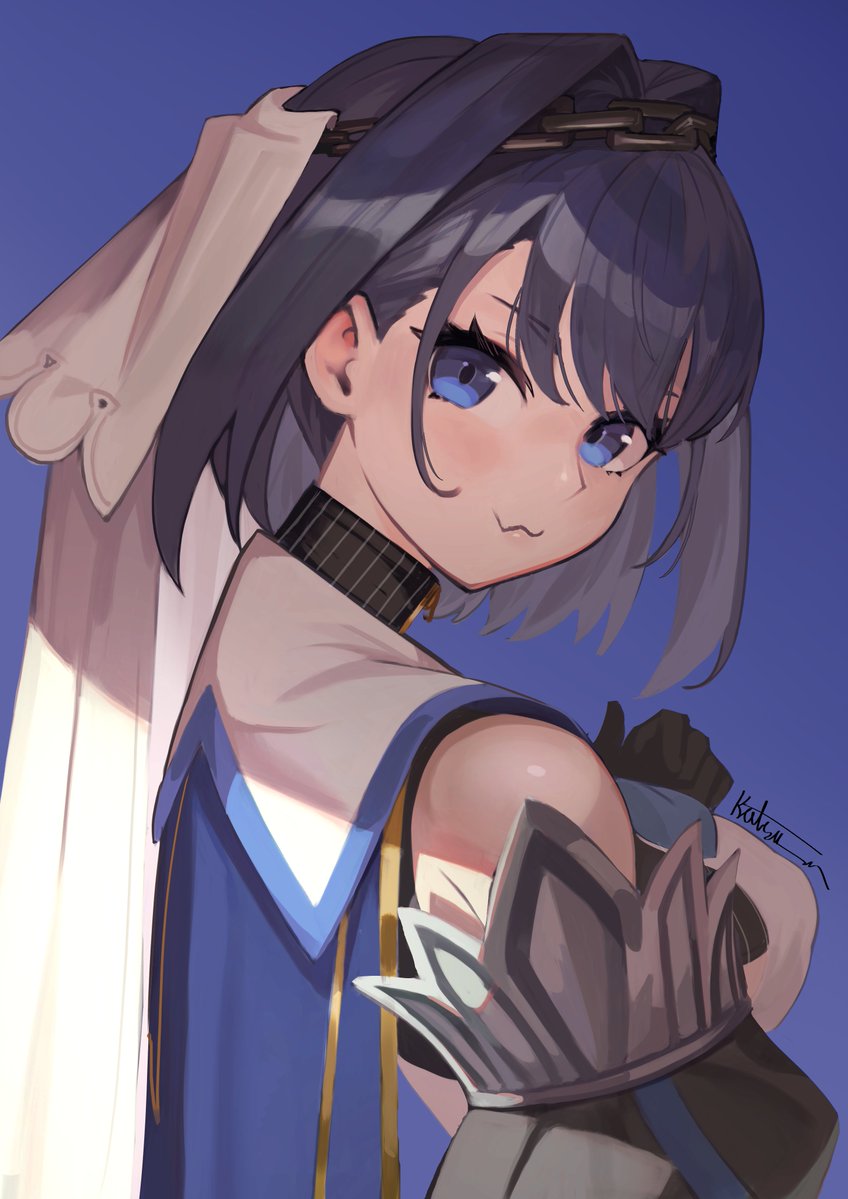 KATSUSLIDER's tweet photo. portrait 🖼️ #kronillust https://t.co/yB2GcPEO3k