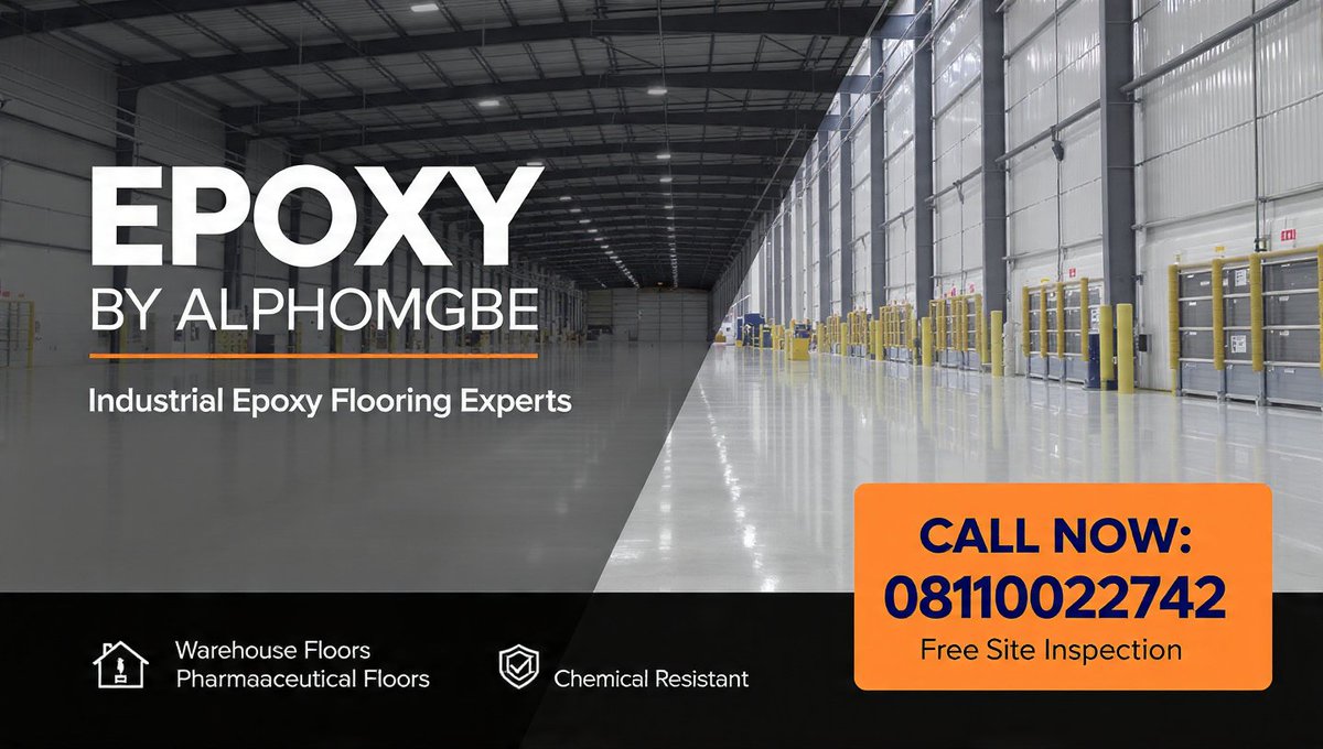 alphomgbee's tweet photo. Industrial Epoxy Floor expert... kindly help me to repost or make a referral... my clients fit dey ur timeline.  God bless u https://t.co/FBIlbWOxHt
