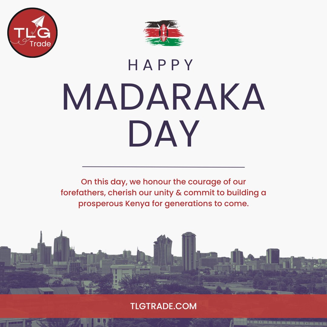 tlgtrader's tweet photo. Celebrating Madaraka Day
Today, we honor the resilience of our heroes and pledge to uphold unity for a brighter Kenya. Together, we build a legacy of hope and prosperity. #Keepflying! https://t.co/5nhPY3i8mp