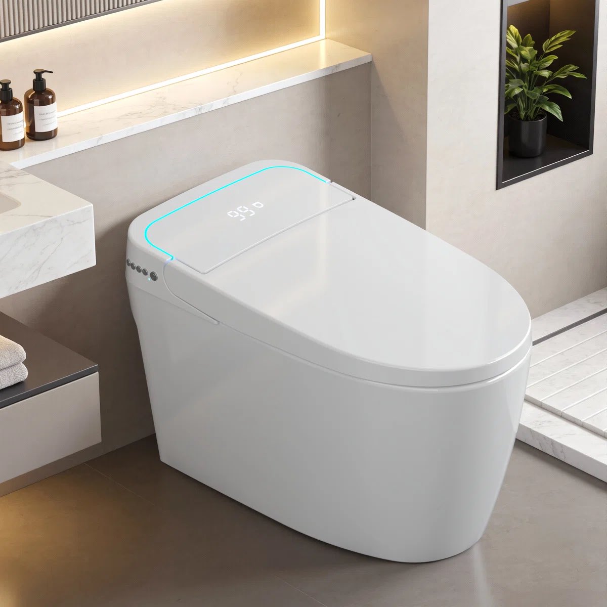 Misprints's tweet photo. GET THIS SMART TOILET FOR 86% OFF 🚨 

White Smart Toilet Seat With Manual Lid &amp; Dual Flush Function @ Wayfair for $78.99. Make sure you clip the 5% coupon 

https://t.co/uiXiXJM9AP

#ad https://t.co/NH6puwgkaP