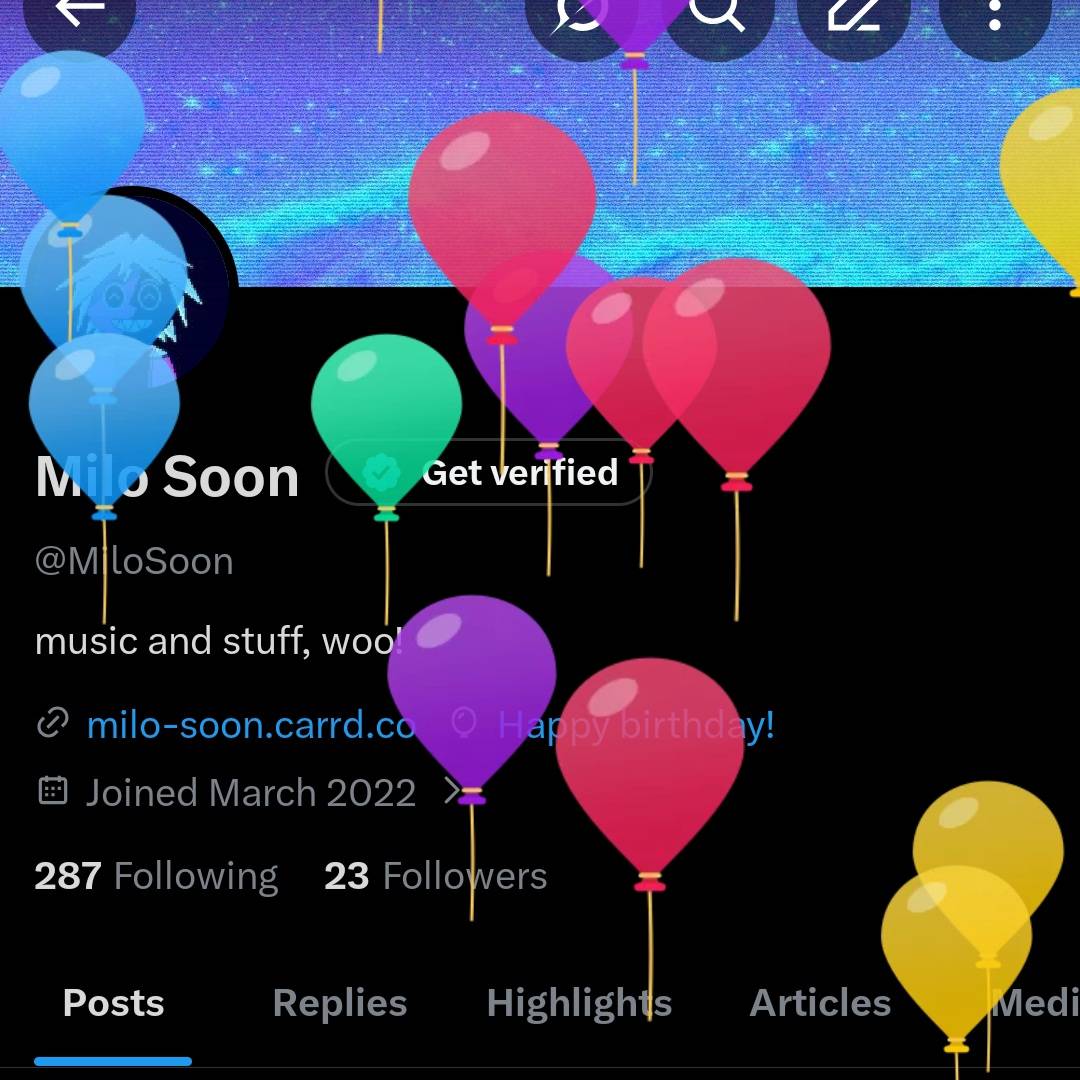 MiloSoon's tweet photo. 🥳 https://t.co/8egJ7islgC