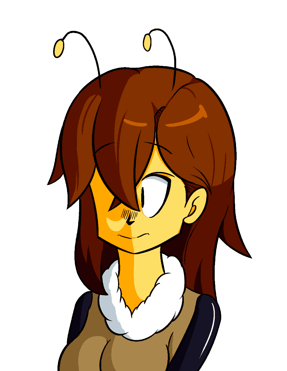 Chucklestrollf1's tweet photo. Here a character that I never posted that i slightly gave her a ""redesign"", initially her bangs would hide both of her eyes but by experimenting i prefered only one side of her eye was going to be hidden. https://t.co/qW8D3qaGB9