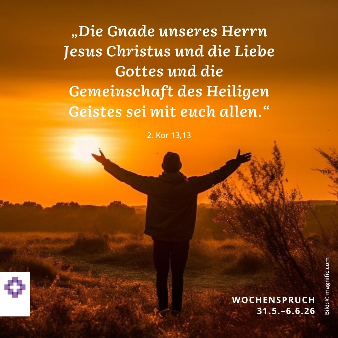 kirchehannovers's tweet photo. Geht geliebt und gemeinsam ❤️ in die neue Woche! 🙏

"Die Gnade unseres Herrn Jesus Christus und die Liebe Gottes und die Gemeinschaft des Heiligen Geistes sei mit euch allen." | 2. Kor 13,13

#Wochenspruch #Trinitatis #Bibel #NeueWoche #Montag https://t.co/8qUNnjZqjE