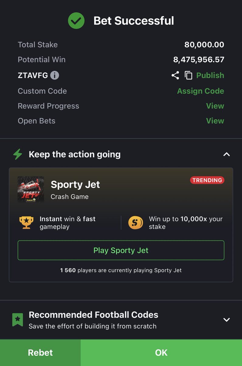 Cashoutkingbet's tweet photo. ZTAVFG 🔥🔥🔥🔥🔥🔥
70 ODD

Let’s do back 2 back.   

Bet responsible. 

Retweet to win. https://t.co/F27ek3GQl6