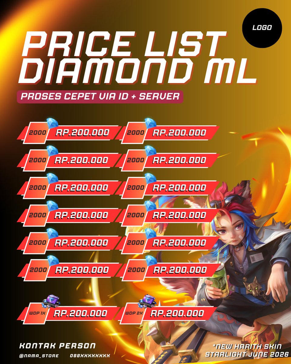 design_evr's tweet photo. NEW TEMPLATE DESIGN CANVA 
Buat kamu yang mau jualan diamond
nih mimin jual template bisa langsung co disini: https://t.co/QY3efk5eoo

#zonajajan #zonauang #jasadesign #templatedesign #topupml #mldesign https://t.co/ysZzDjaM33