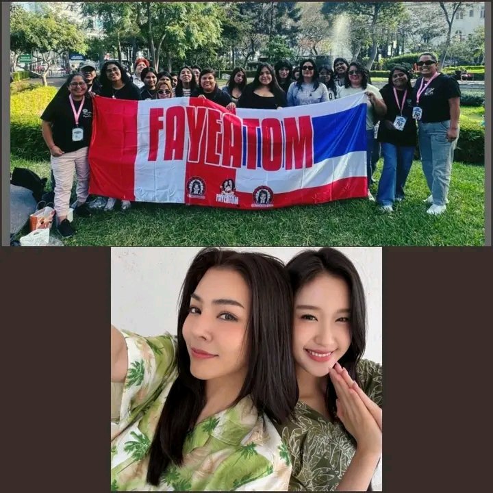 nora8282199518's tweet photo. Fans in Peru are already waiting for the couple from home.🌻🍑✨
#FayePeraya #AtomParia
#FayeAtom https://t.co/5iGW2SlCjJ