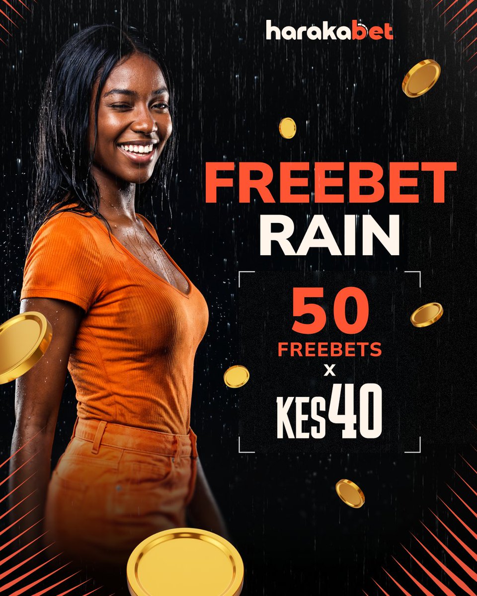 HarakaBet's tweet photo. 🚨 FREEBET RAIN FROM HARAKABET! 🚨
🇰🇪 Kenya only
Rules:
✅ Join: https://t.co/oSfDMMFF2d
✅ Follow HarakaBet on X (twitter)
💬 Comment your ID + tag a friend
🎁 First 50 users get 40 KES freebet
⏱️ Be fast — freebets are limited! 🔥 https://t.co/hbZQY5M16X