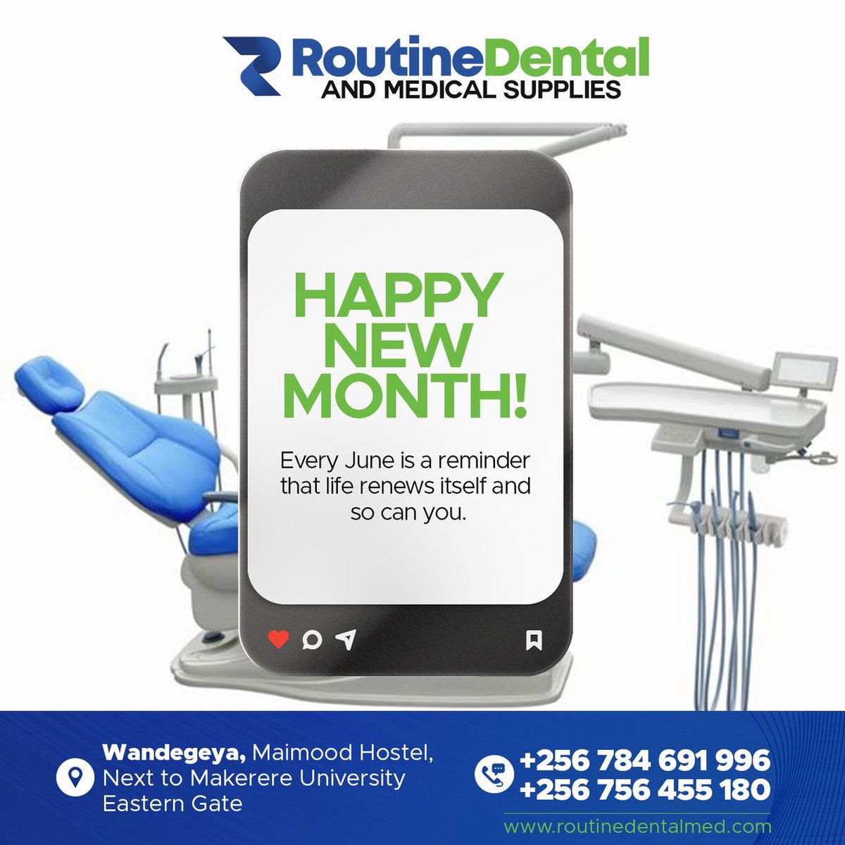 RoutineDental's tweet photo. Happy New Month! 

Let this June remind you: just as the world blooms anew, you too can begin again. https://t.co/DCd6JlNUGn