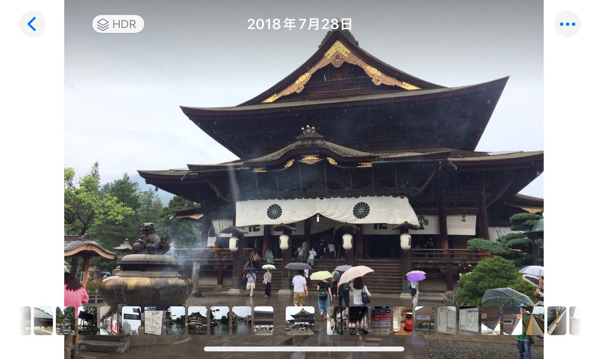Sengir3's tweet photo. @zizi_karu 2018年にウチが富山の予選で通過した朝も善光寺お参りに行ってました。間違いなくカルカソンヌの御利益ありますね。 https://t.co/UACHKzeQDz