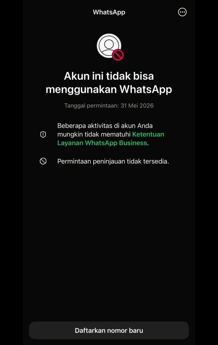 rezamediatama's tweet photo. @ichsanopiick Ini otomatis ke blokir kak? https://t.co/e7PT7uxwJb