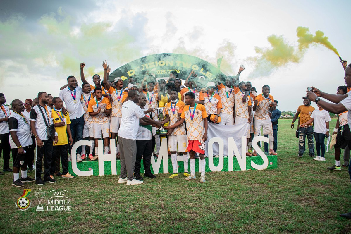 RFAVolta_'s tweet photo. @Nukunu_SA Crowned @RFAVolta_ Regional Middle League Champions.

𝐑𝐞𝐚𝐝 𝐌𝐨𝐫𝐞 𝐇𝐞𝐫𝐞:
https://t.co/4blOppDQhE https://t.co/Ne60wSl27a