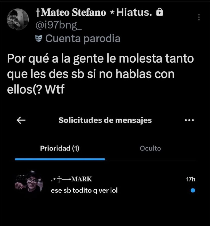 fkoffMarkk's tweet photo. Por qué a la gente le da por subir cosas que se puedes decir en privado y deciden ponerse la cuenta candado y general polémica quedando de nuevo como el nene inmaduro e insoportable que es(? Wtf https://t.co/11R9sDouxB